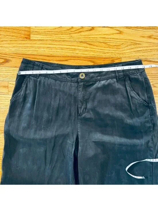 Sundance Lillie Wide-Leg Tencel Pants 10 Relaxed Minimalist Lagenlook - Picture 6 of 16